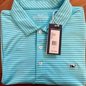 Vineyard Vines Striped Collared Shirt